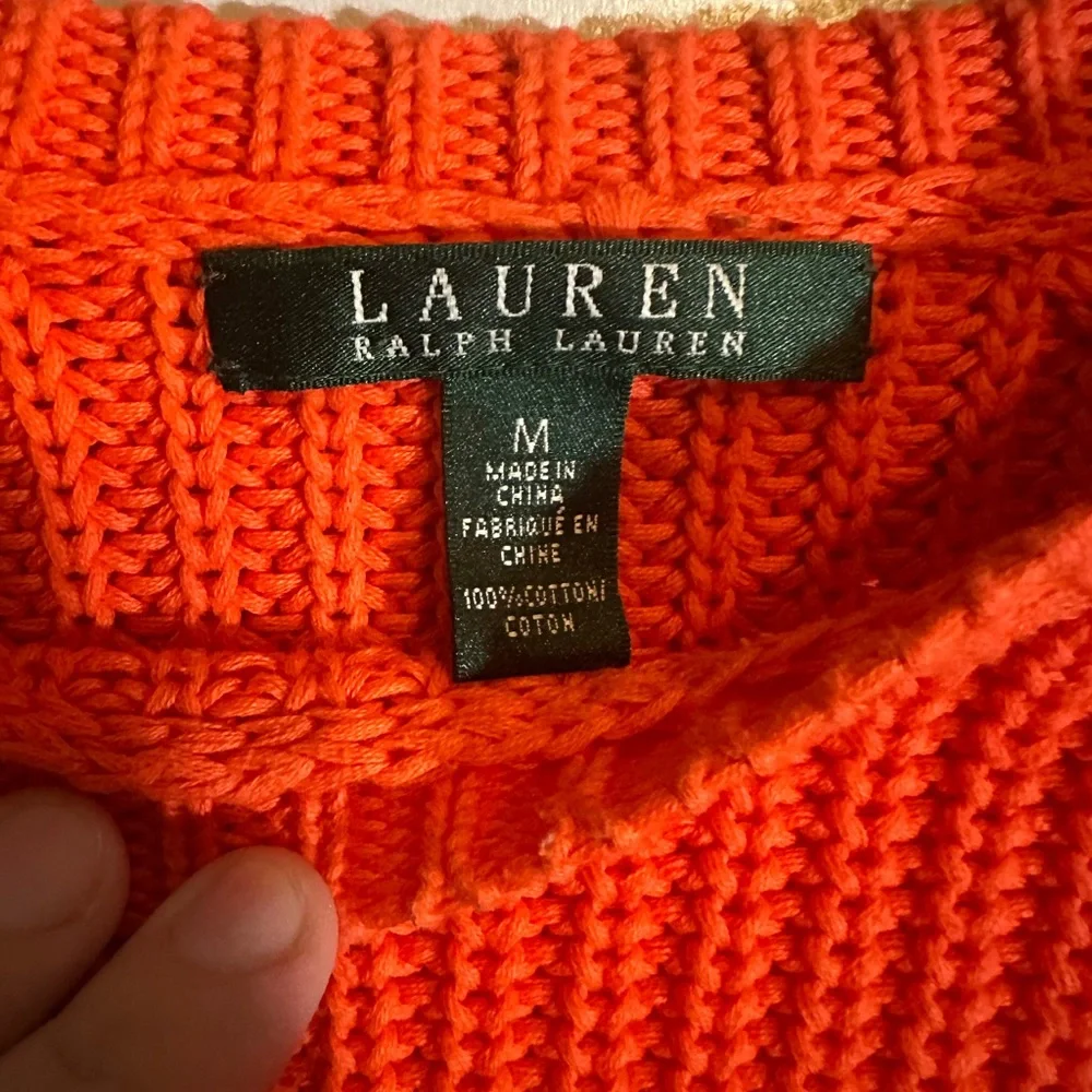 Lauren Ralph Lauren Orange Sweater - Picture 3 of 5